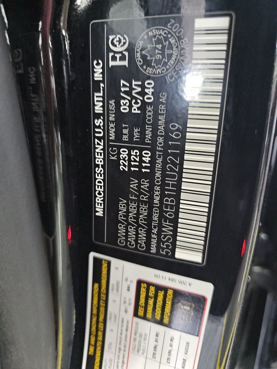 2017 Mercedes-Benz C-Class AMG C 43 AWD