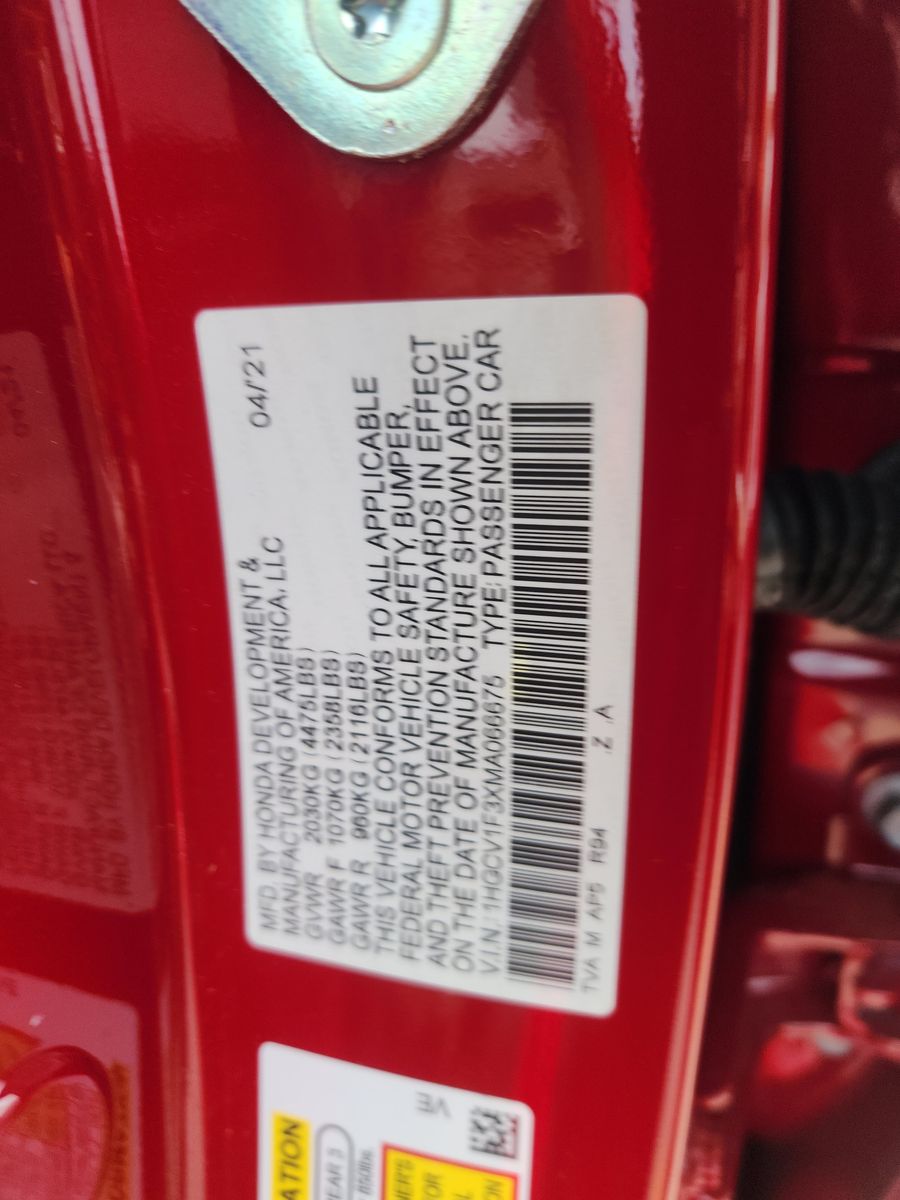 2021 Honda Accord Sport FWD