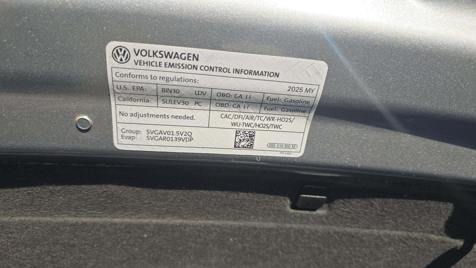 2025 Volkswagen Jetta 1.5T SE FWD