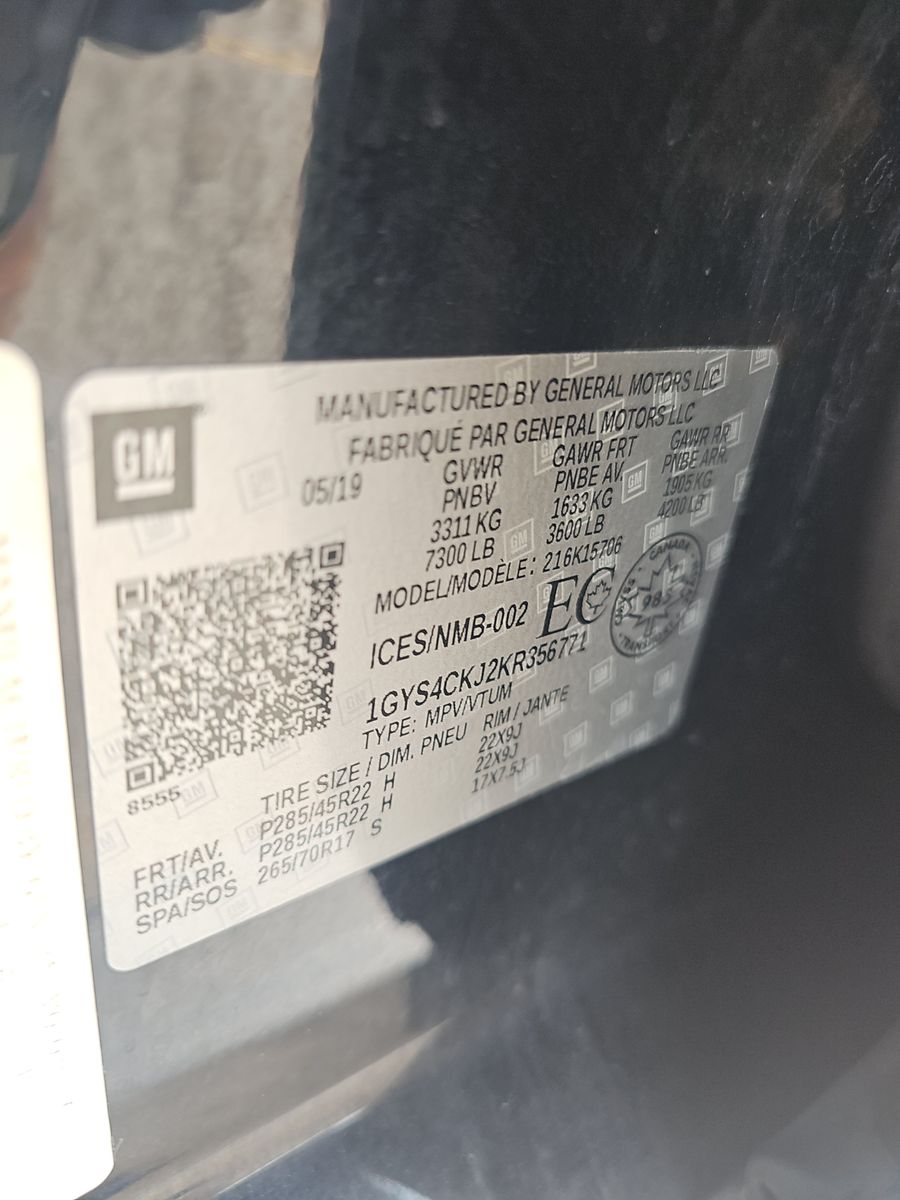 2019 Cadillac Escalade Premium Luxury AWD