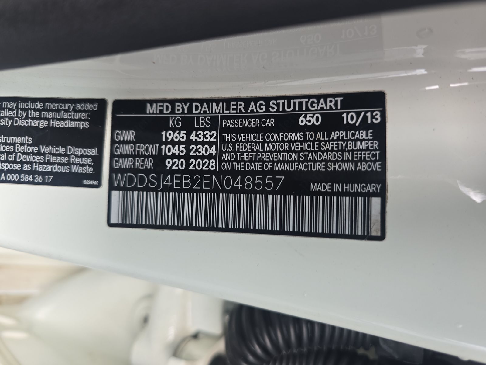 2014 Mercedes-Benz CLA CLA 250 FWD