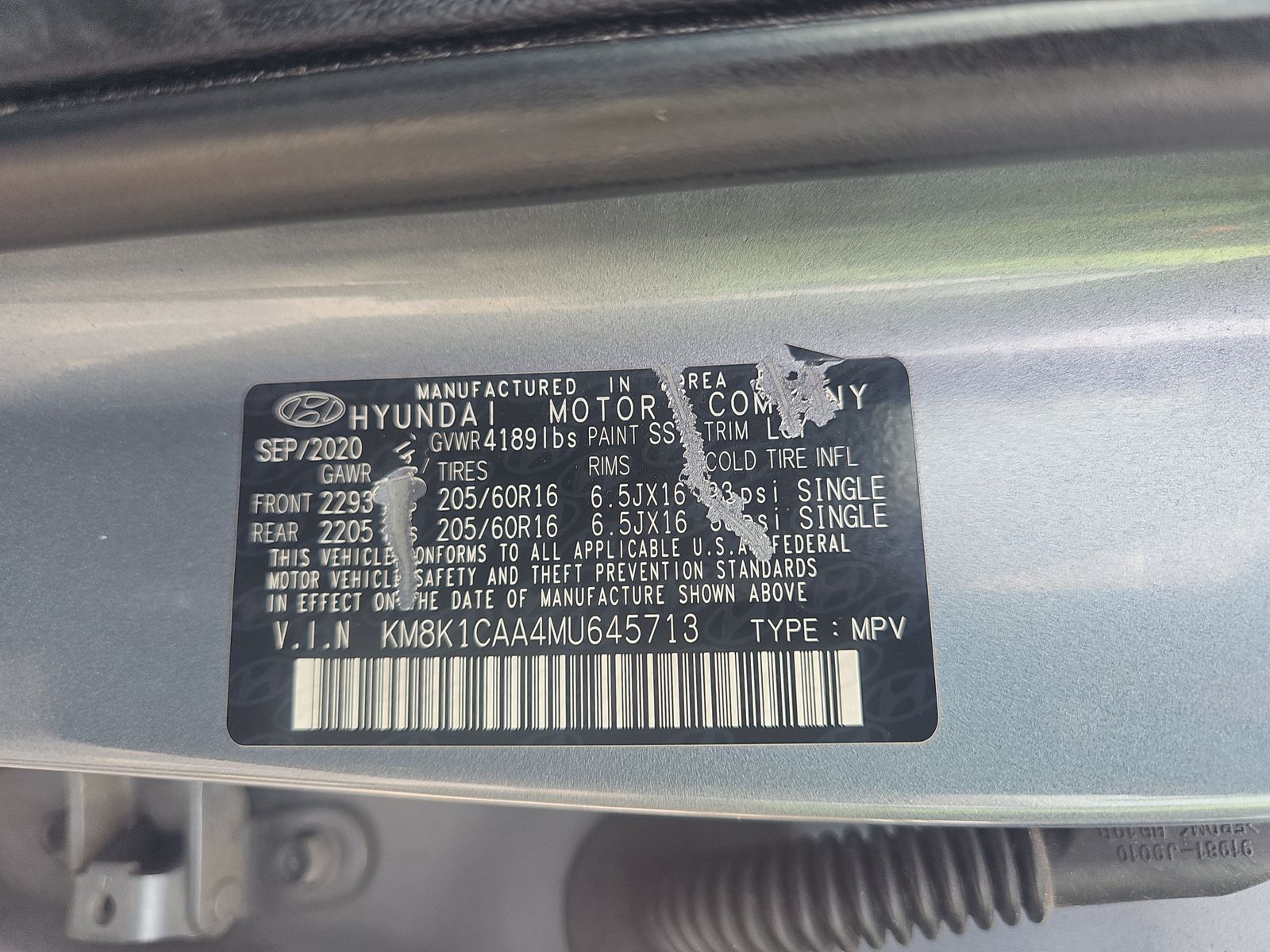 2021 Hyundai Kona SE AWD