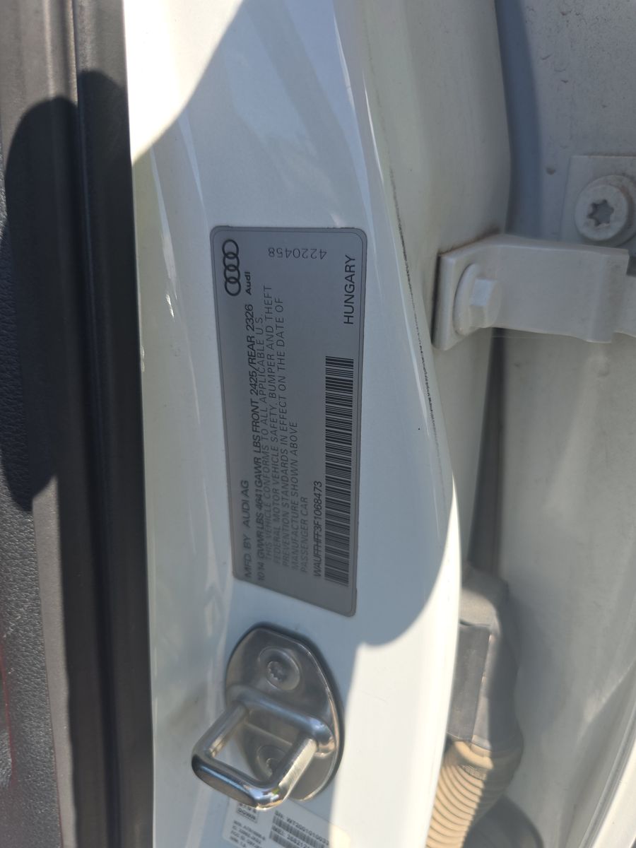 2015 Audi S3 Prestige AWD