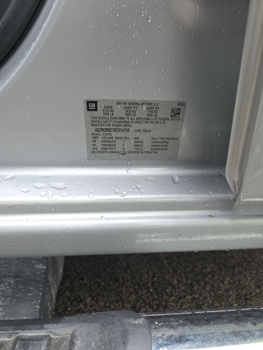 2014 Chevrolet Silverado 1500 LT RWD