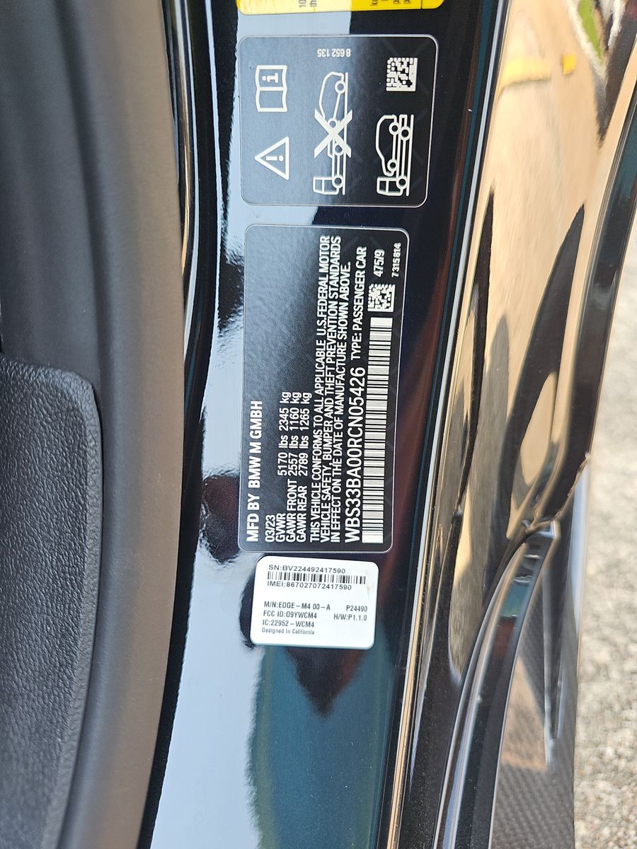 2024 BMW M4 Competition xDrive AWD