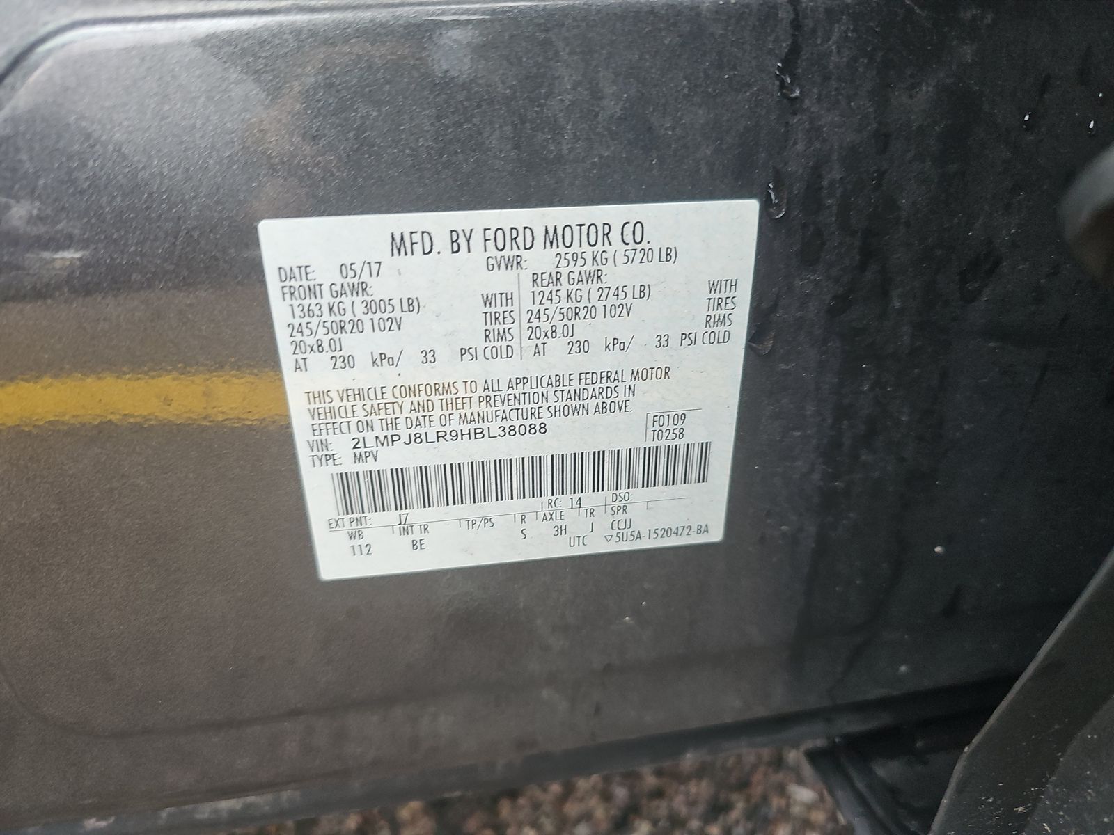 2017 Lincoln MKX Reserve AWD