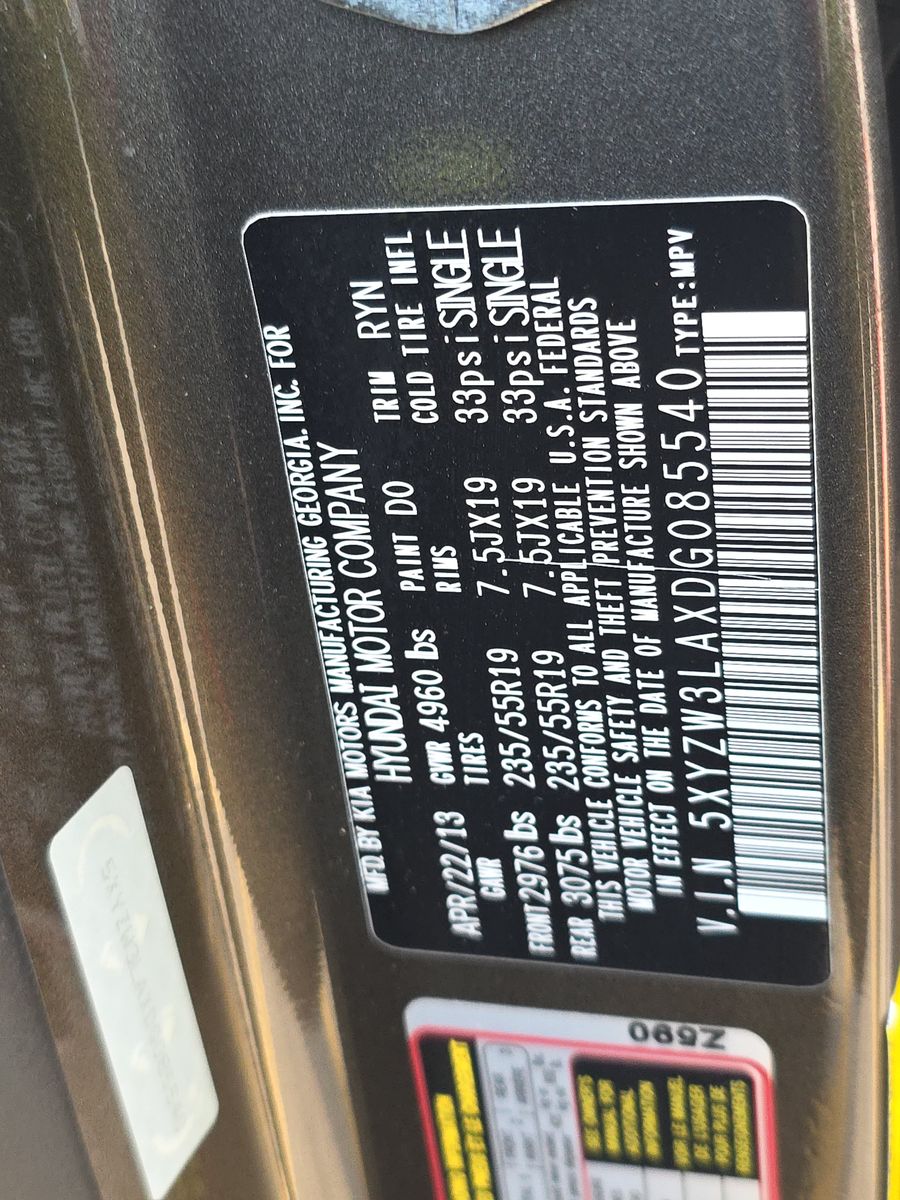 2013 Hyundai Santa Fe Sport 2.0T FWD