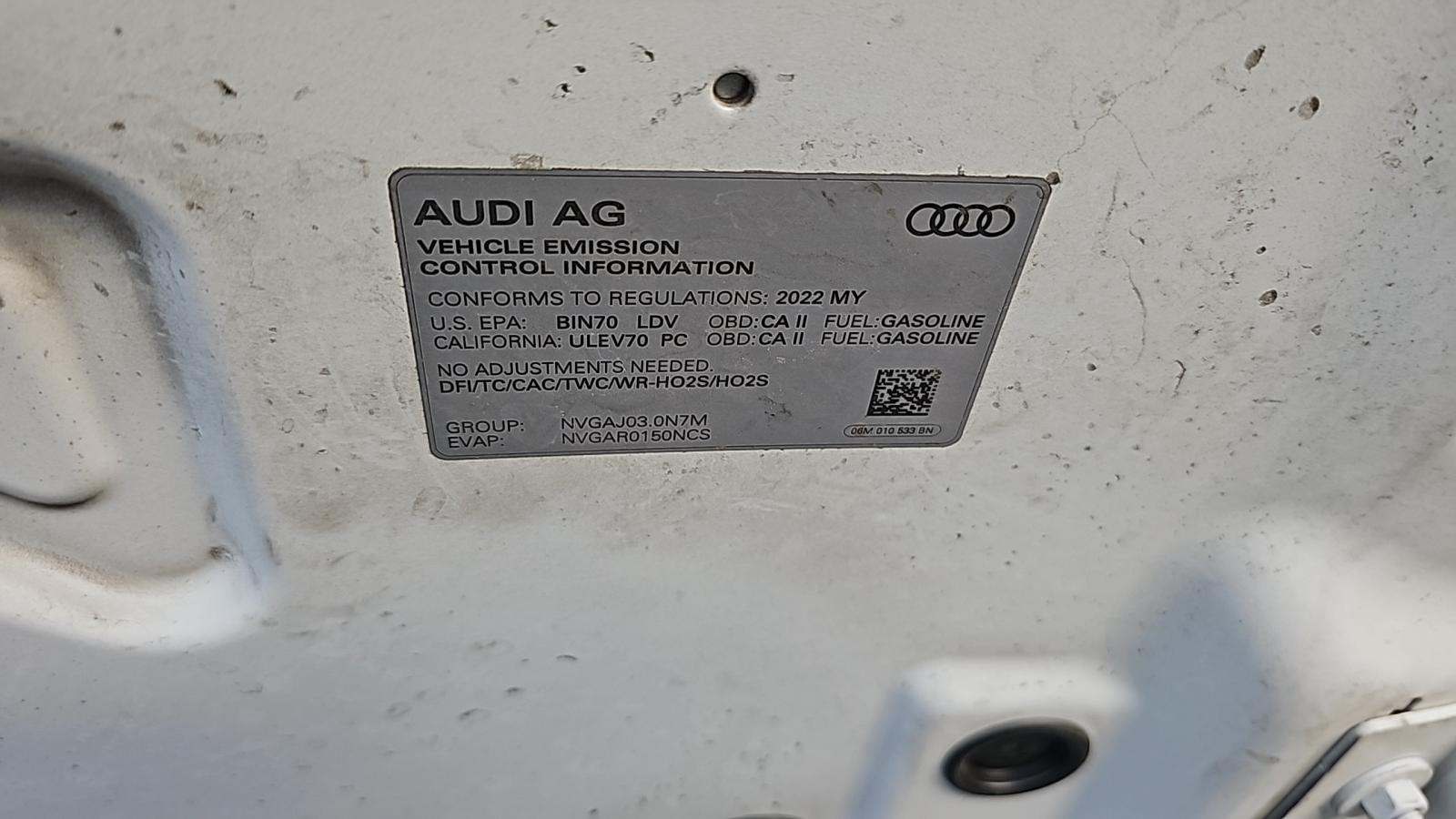 2022 Audi A8 Base AWD