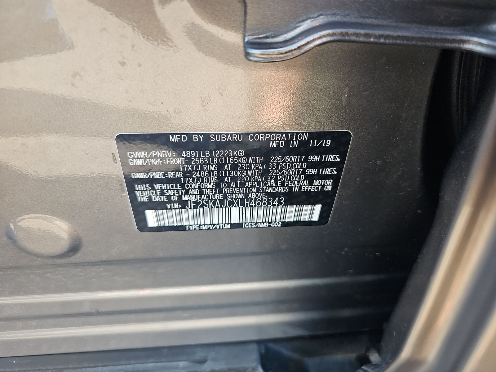 2020 Subaru Forester Premium AWD