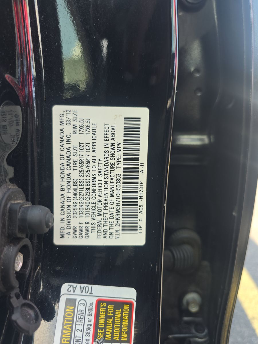 2012 Honda CR-V EX-L FWD