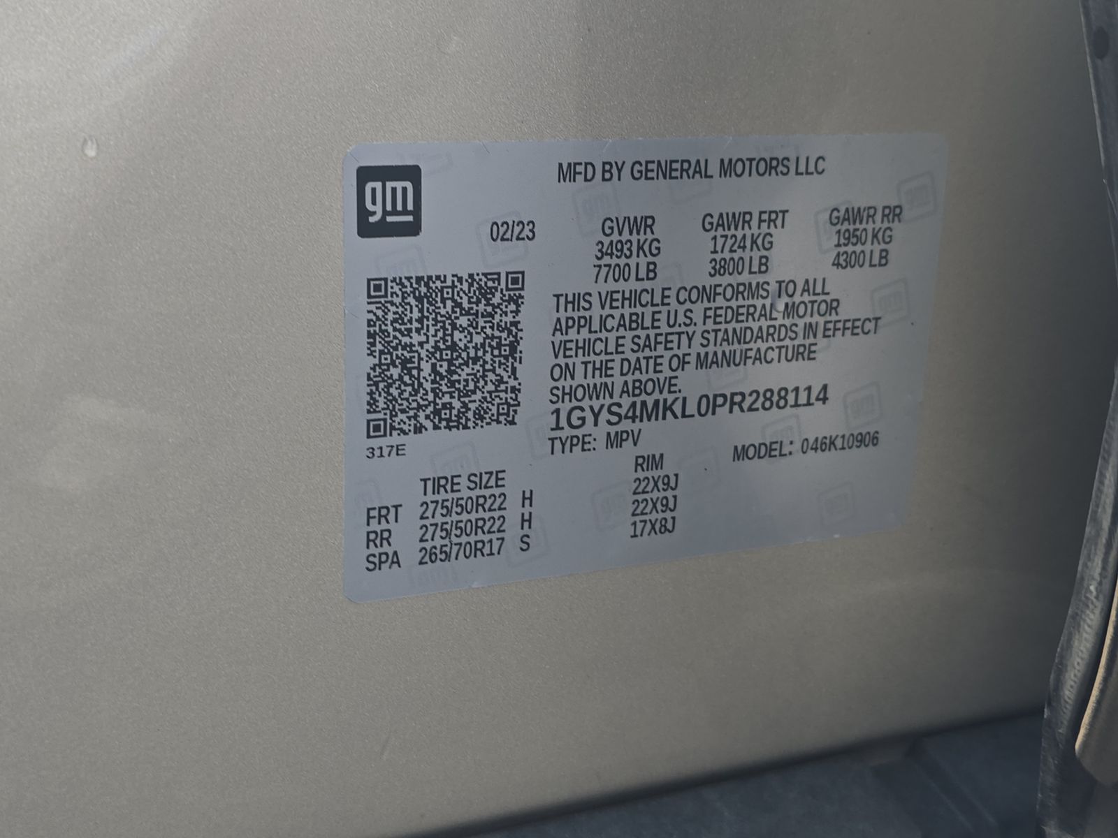 2023 Cadillac Escalade ESV Premium Luxury Platinum AWD