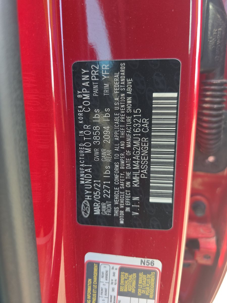 2021 Hyundai Elantra SEL FWD