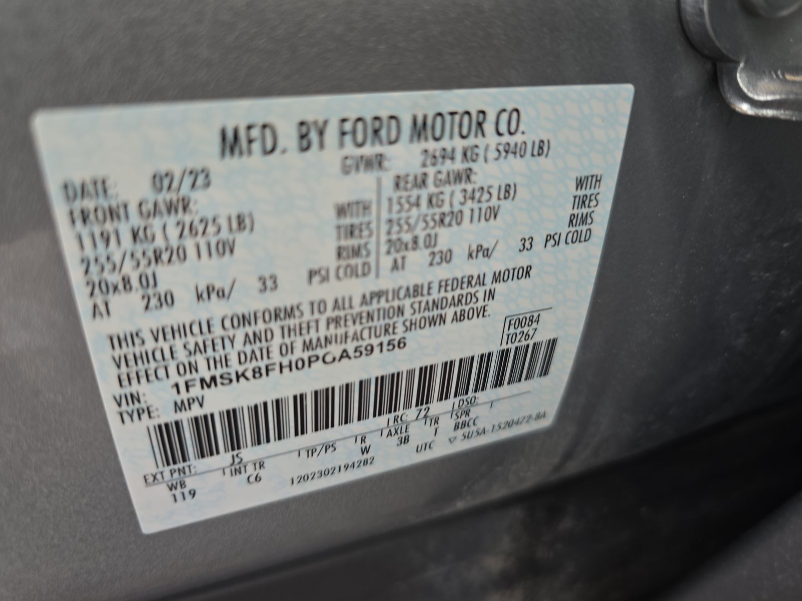 2023 Ford Explorer Limited AWD