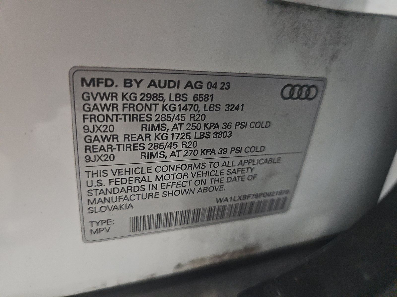 2023 Audi Q7 Premium Plus AWD