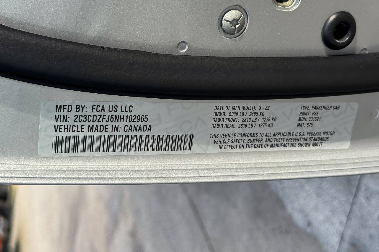 2022 Dodge Challenger R/T Scat Pack Widebody RWD