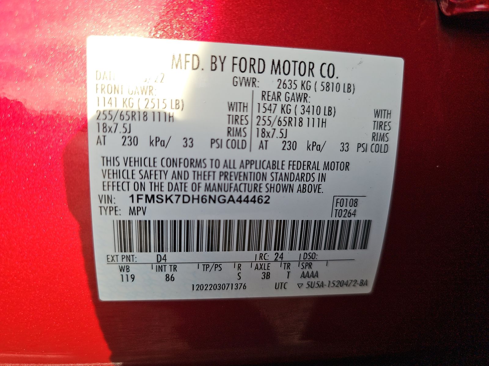 2022 Ford Explorer XLT FWD