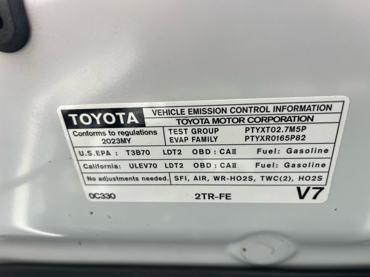 2023 Toyota Tacoma SR RWD