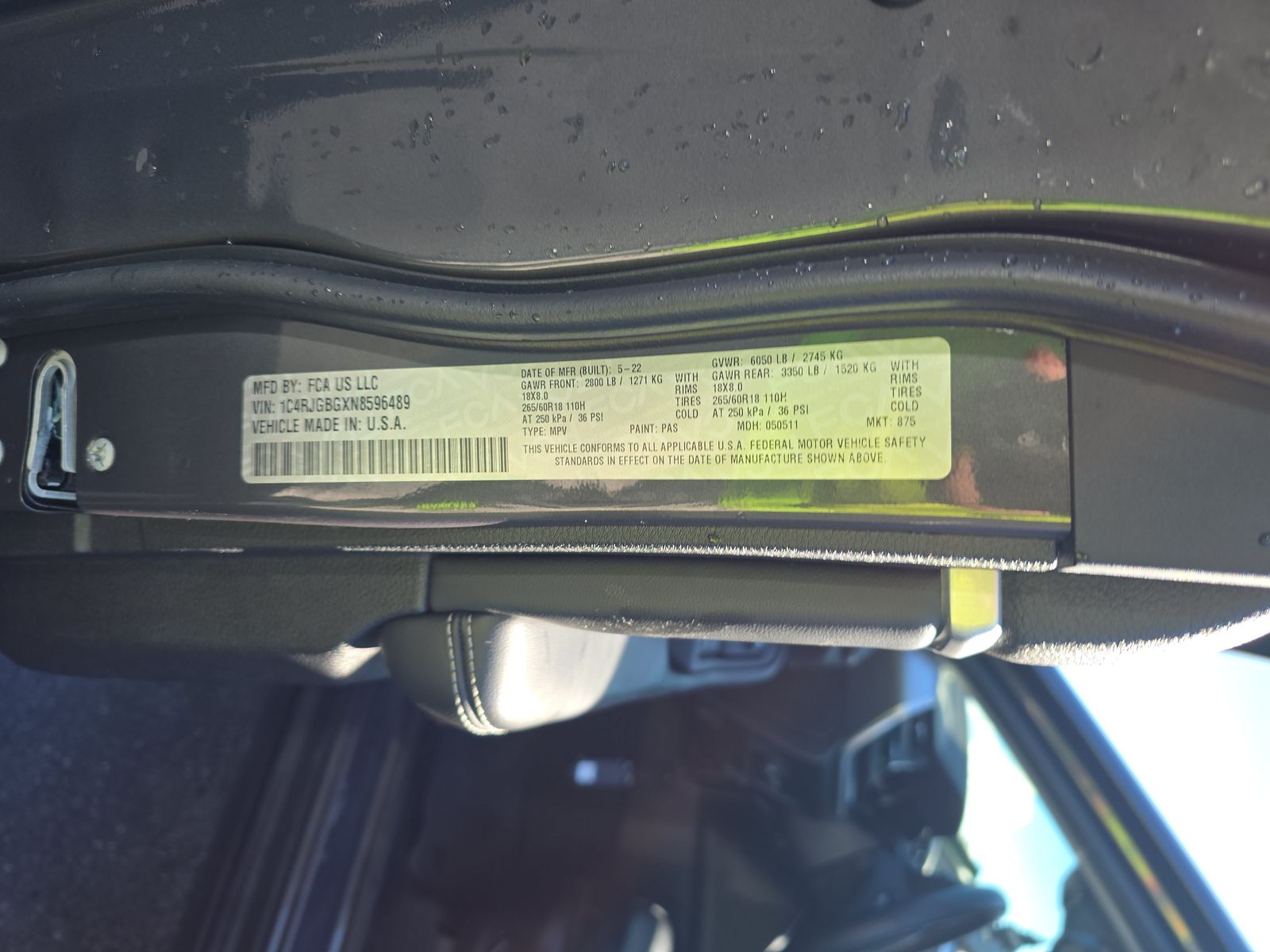 2022 Jeep Grand Cherokee Limited RWD