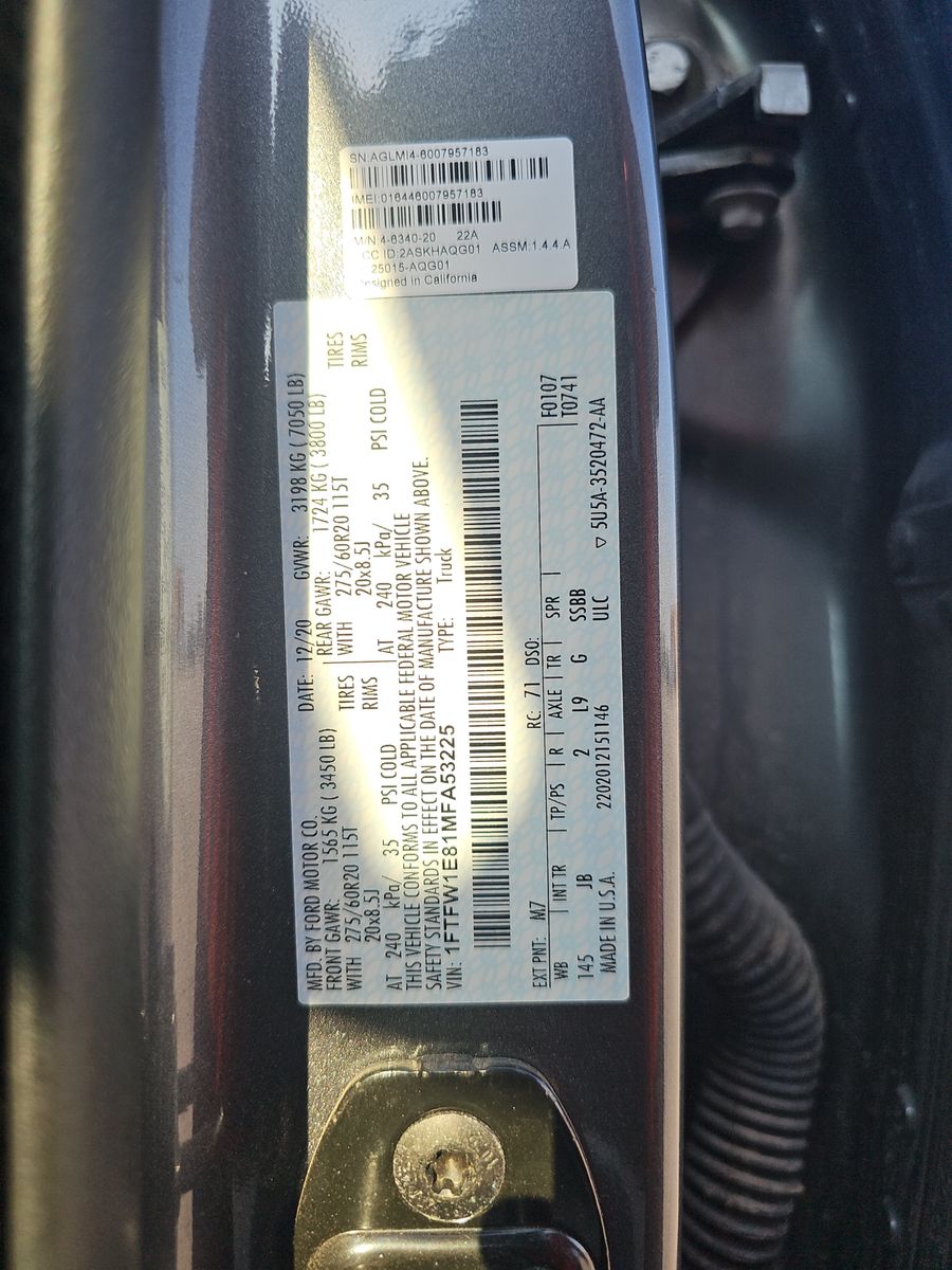 2021 Ford F-150 XL AWD