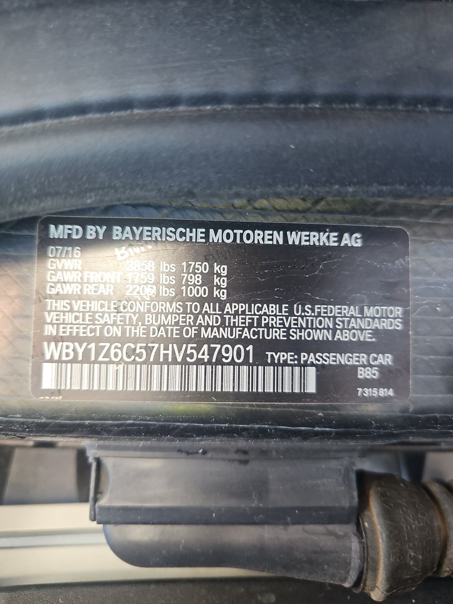 2017 BMW i3 Base RWD