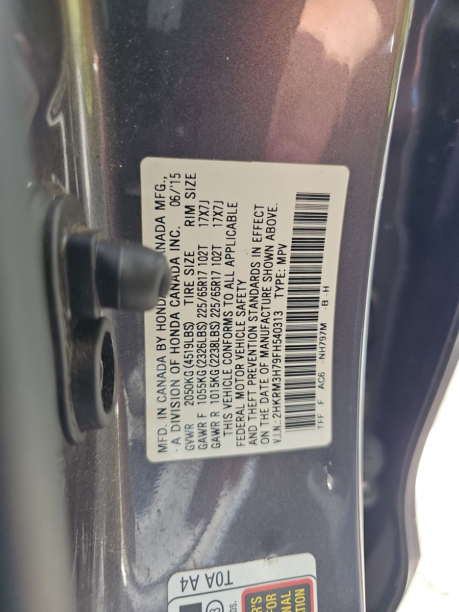 2015 Honda CR-V EX-L FWD