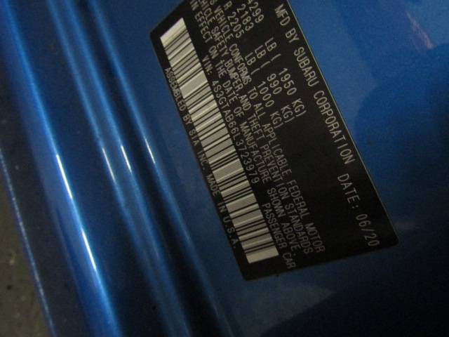 2020 Subaru Impreza 2.0i AWD