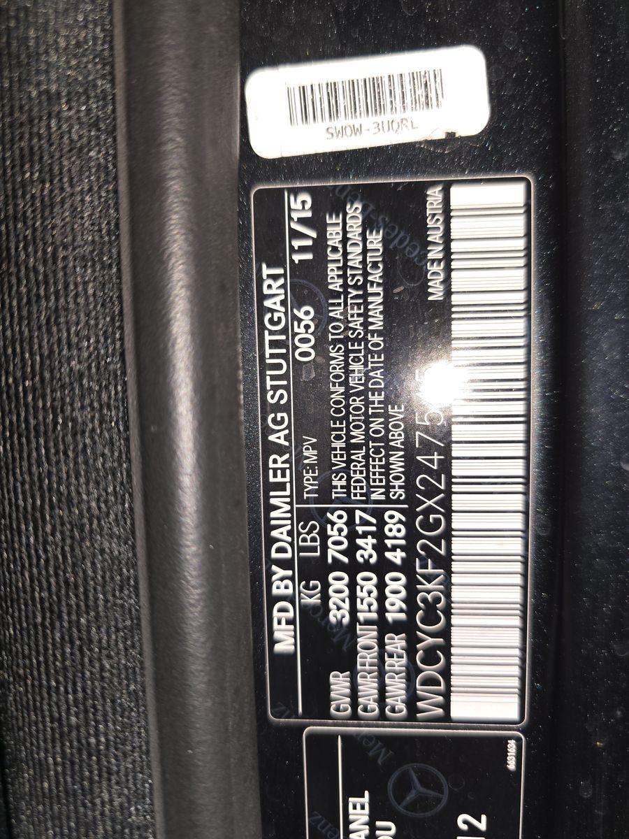 2016 Mercedes-Benz G-Class G 550 AWD