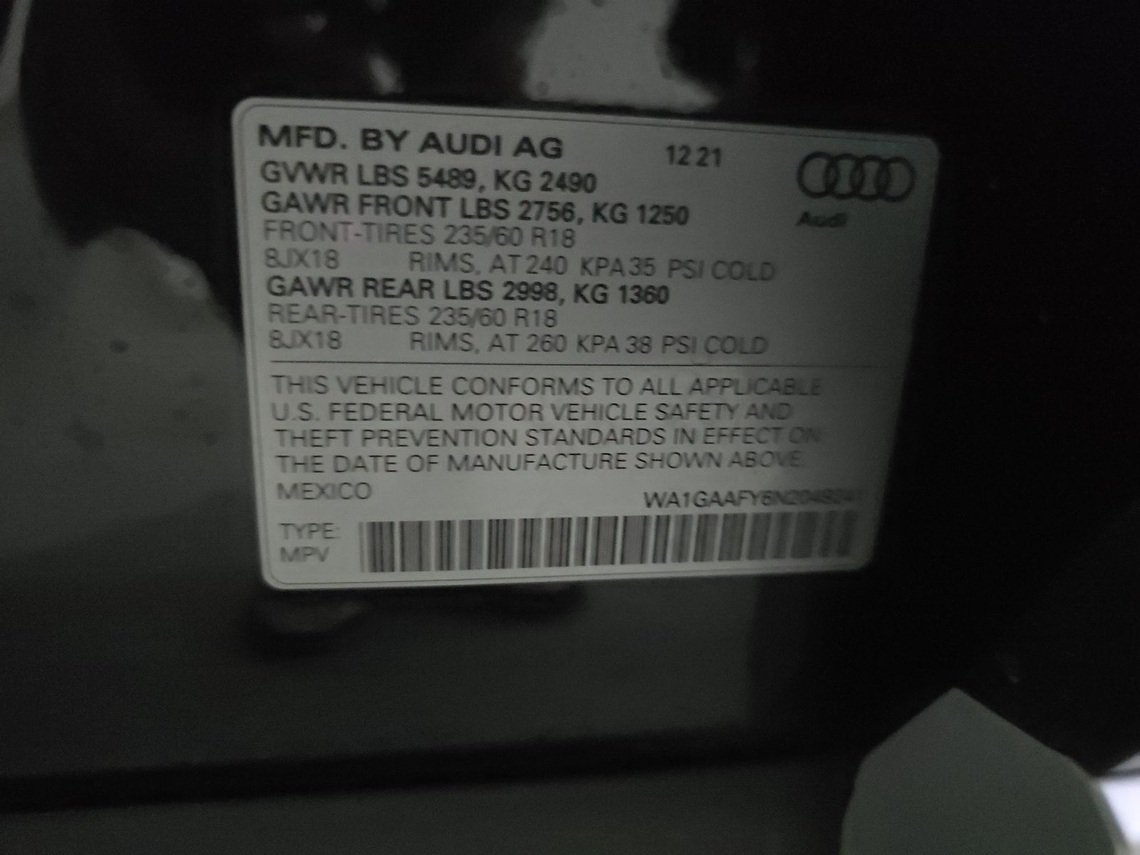2022 Audi Q5 S line Premium AWD
