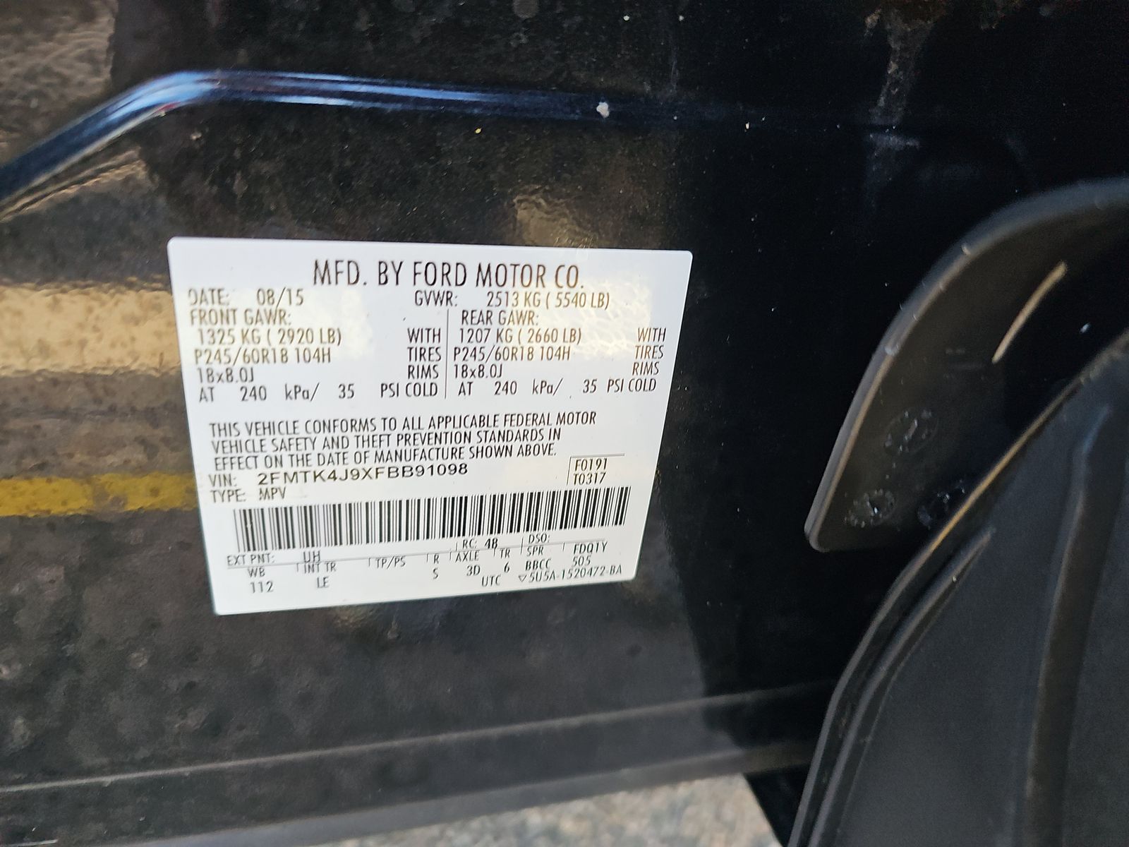 2015 Ford Edge SEL AWD