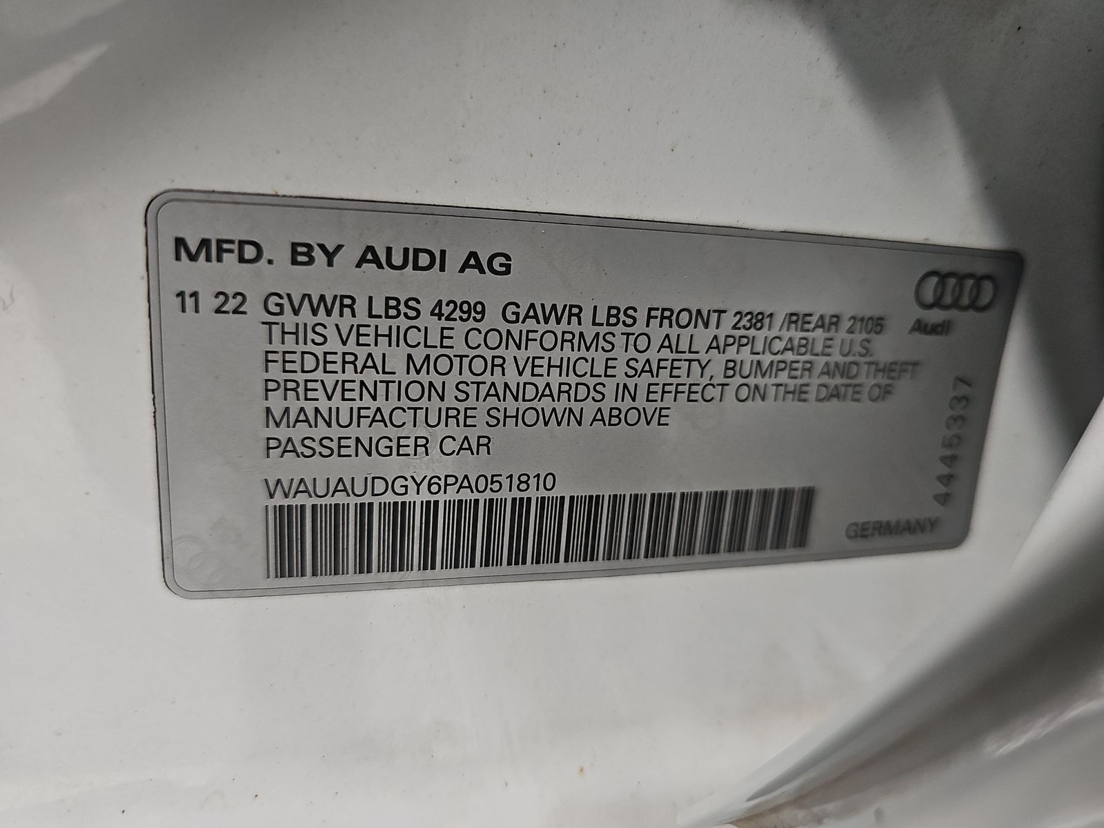 2023 Audi A3 2.0T Premium FWD