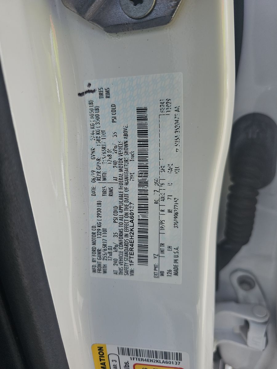 2019 Ford Ranger XLT RWD