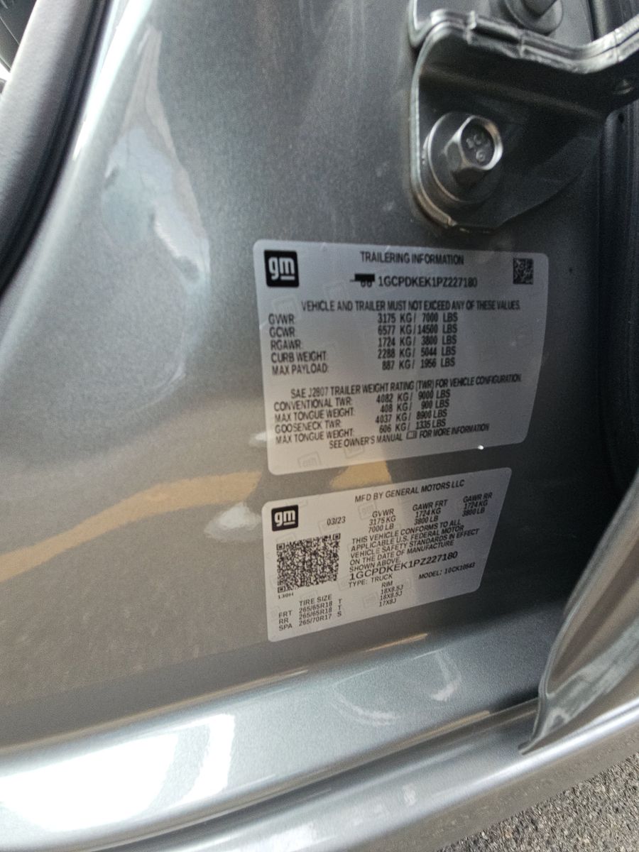 2023 Chevrolet Silverado 1500 LT AWD