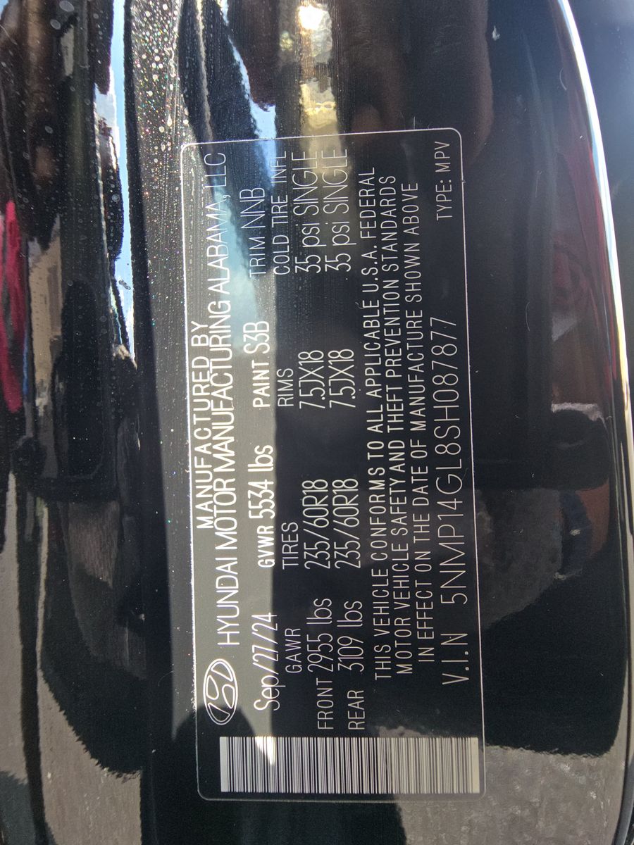 2025 Hyundai Santa Fe SE FWD