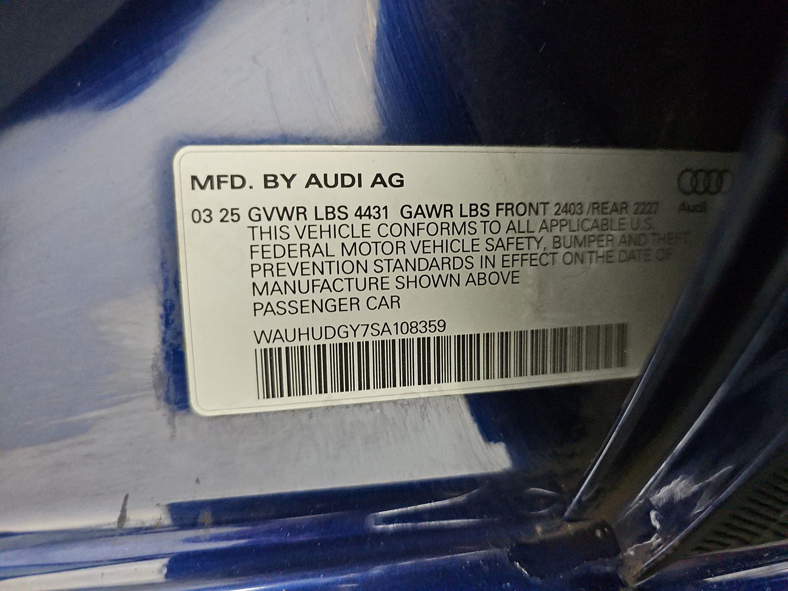 2025 Audi A3 2.0T Premium Plus AWD