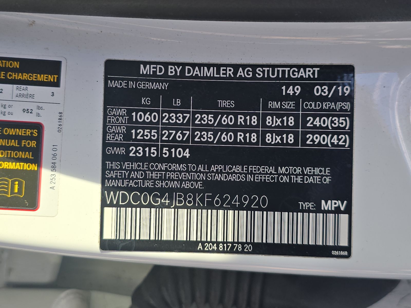 2019 Mercedes-Benz GLC GLC 300 RWD
