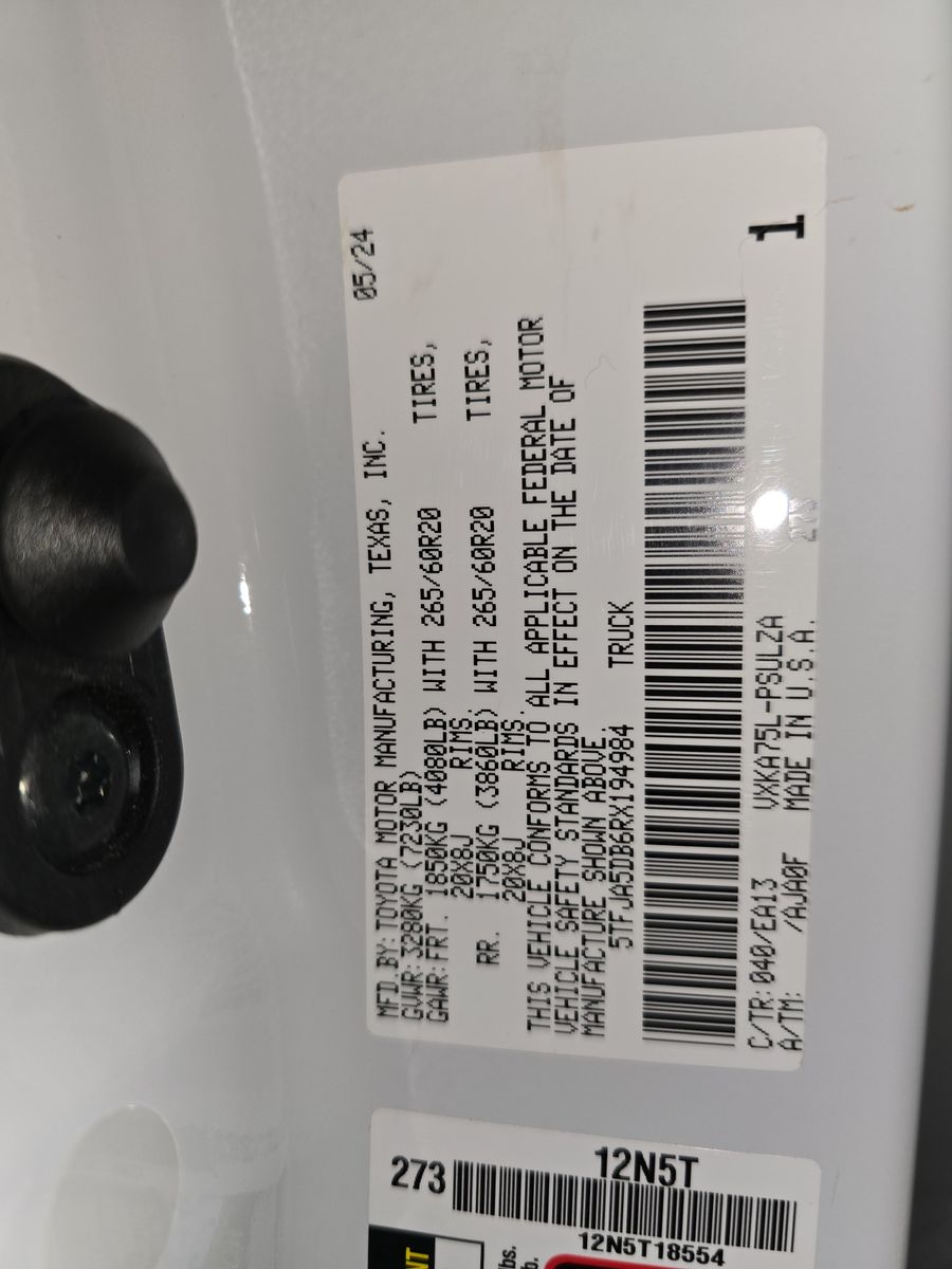 2024 Toyota Tundra Limited AWD