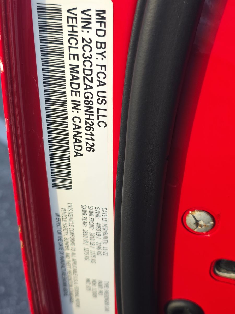 2022 Dodge Challenger SXT RWD