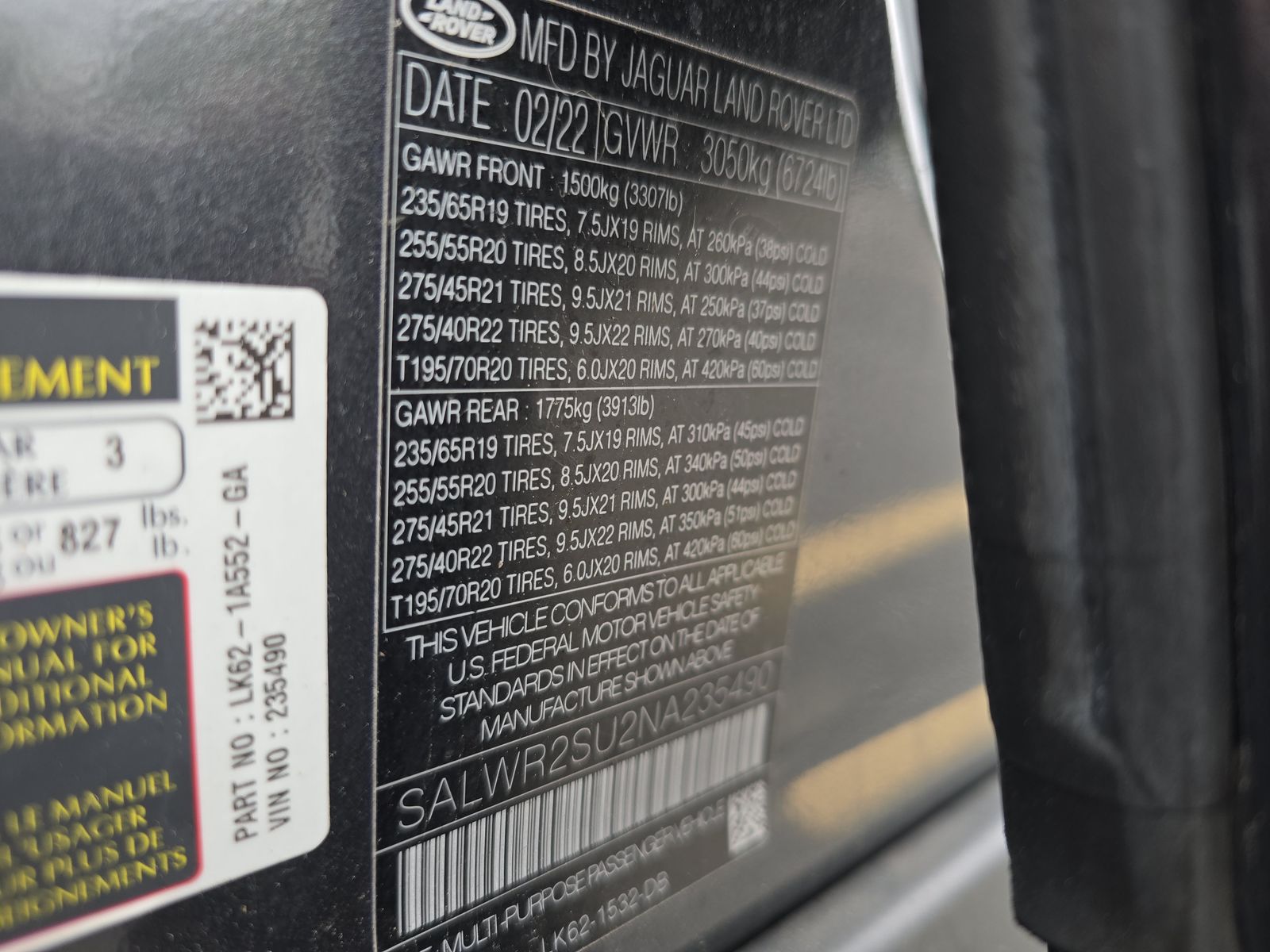 2022 Land Rover Range Rover Sport HSE Silver Edition AWD