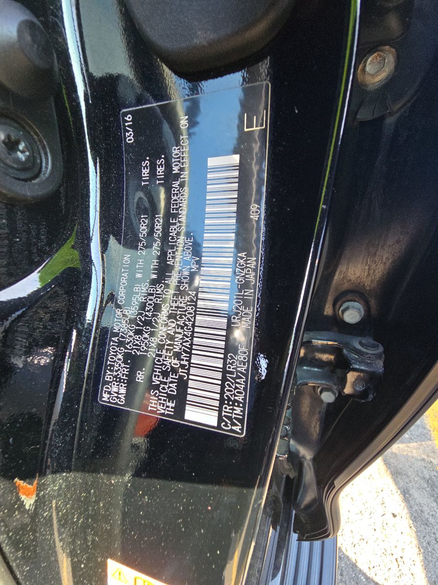 2016 Lexus LX LX 570 AWD