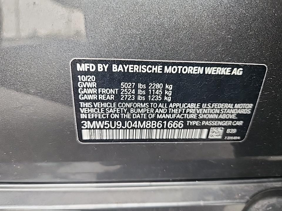 2021 BMW 3 Series M340i xDrive AWD