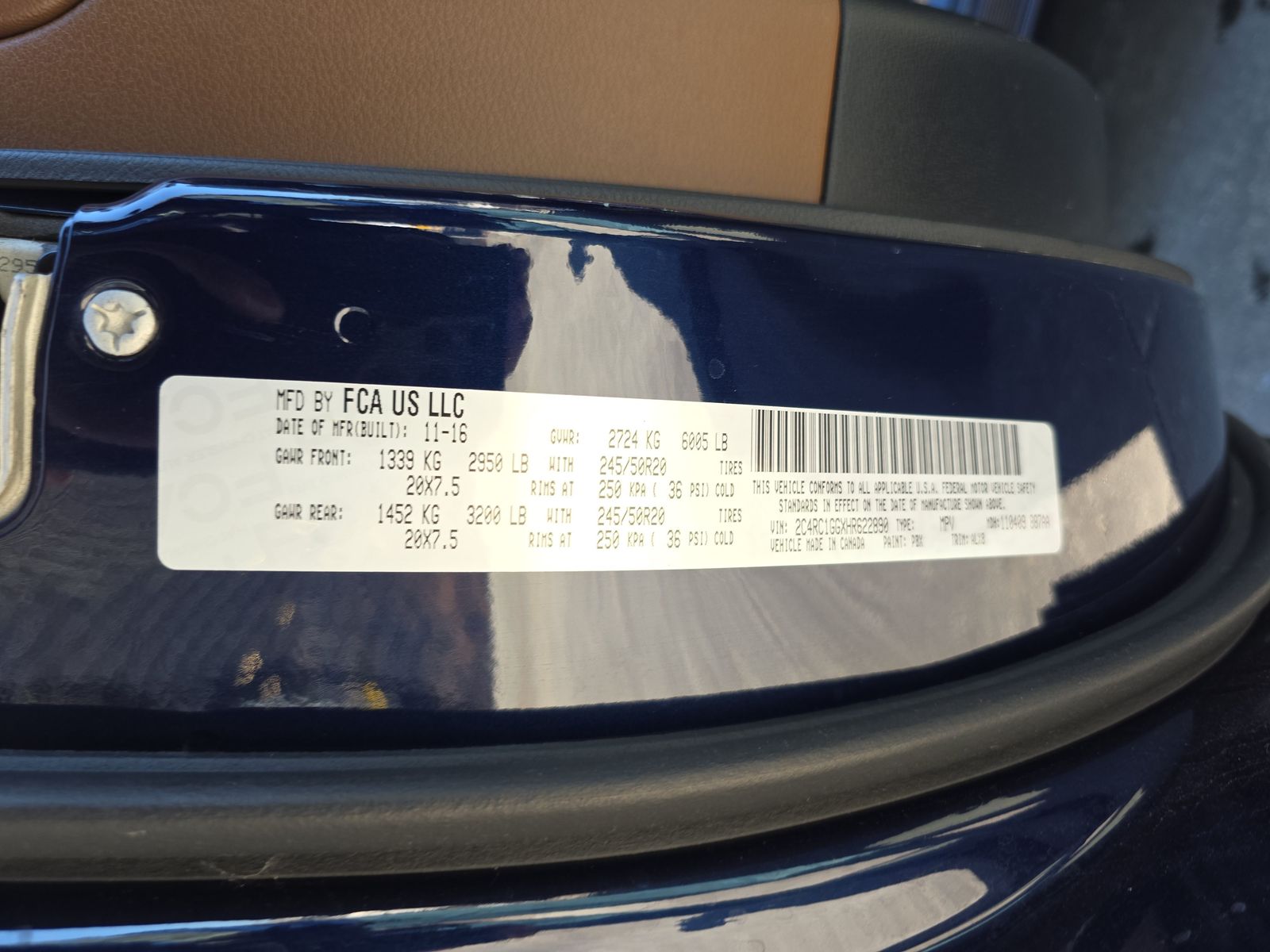 2017 Chrysler Pacifica Limited FWD