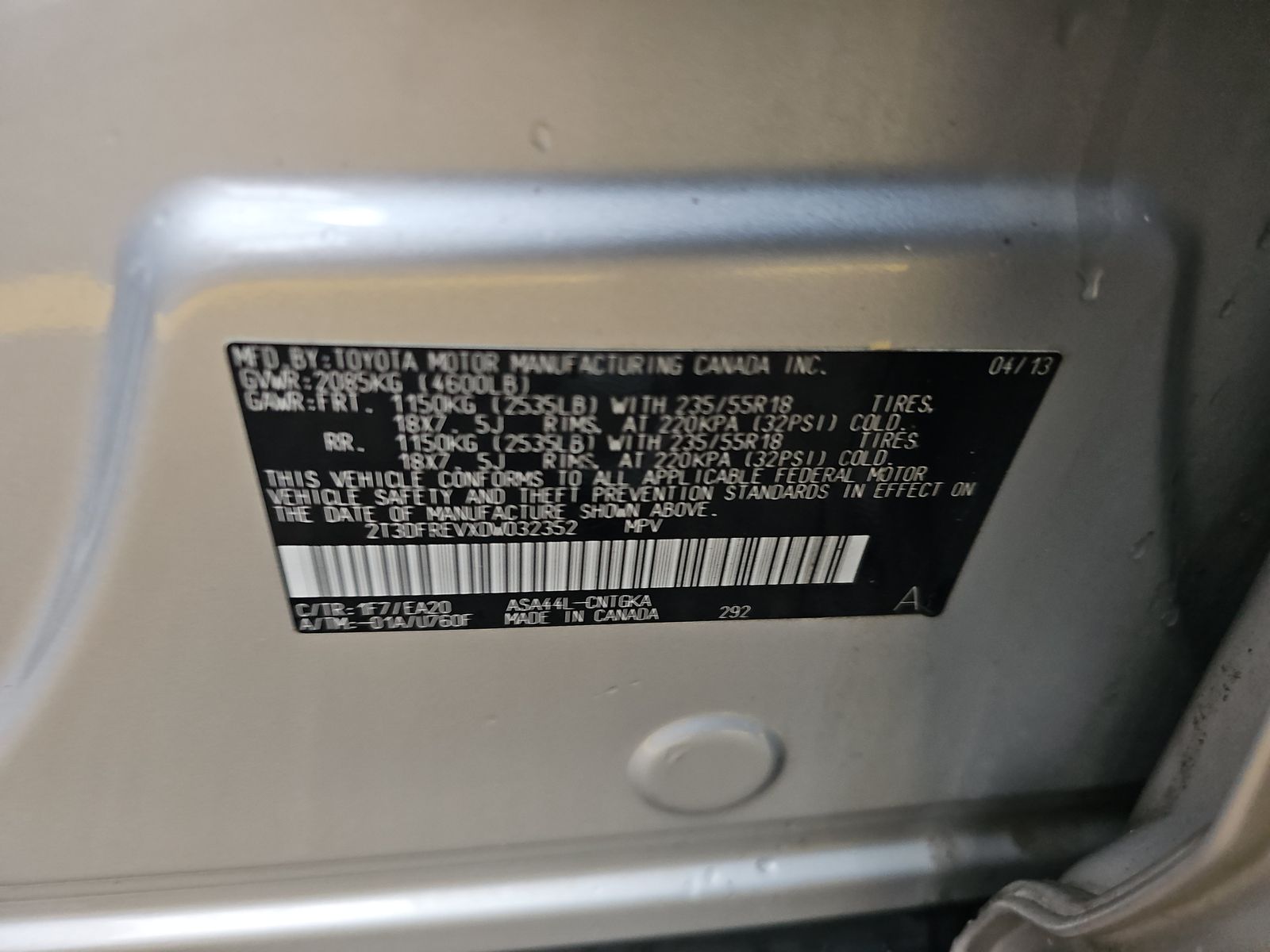 2013 Toyota RAV4 Limited AWD