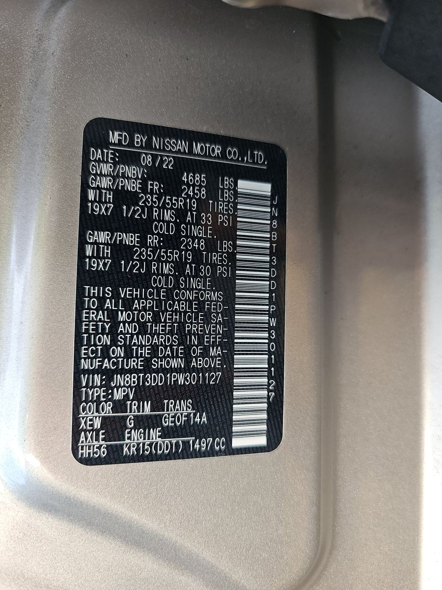 2023 Nissan Rogue Platinum AWD