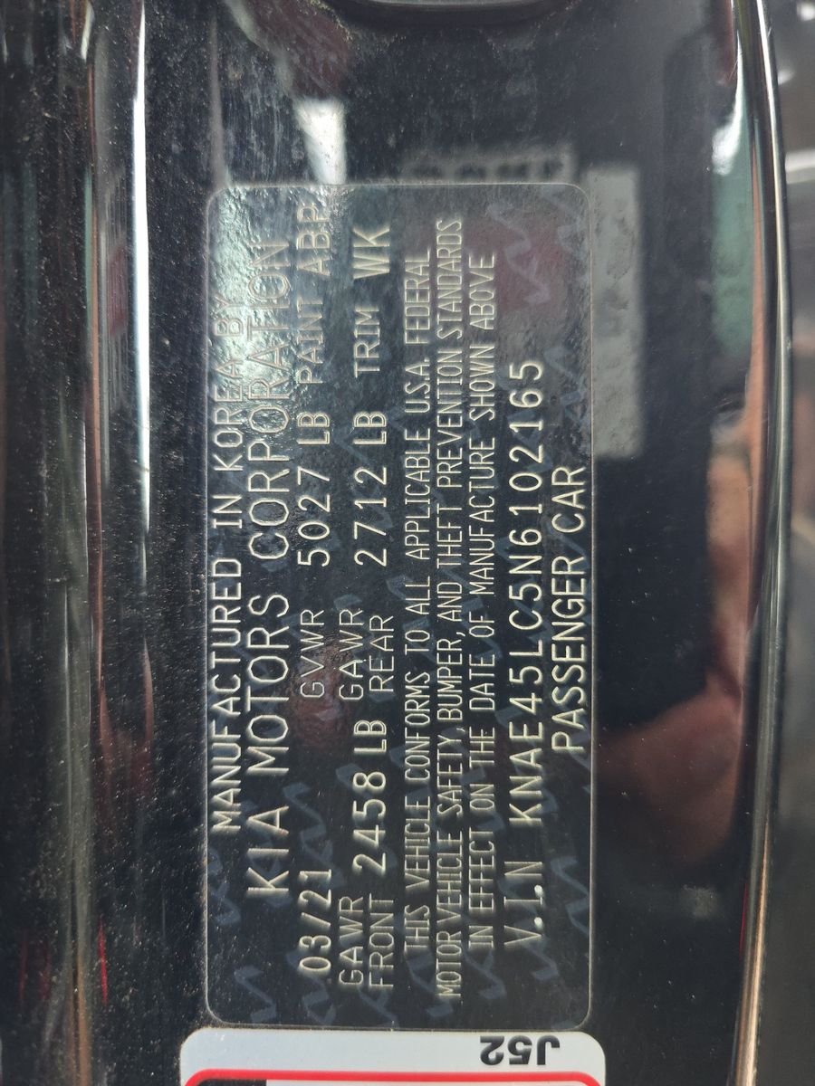 2022 Kia Stinger GT1 RWD