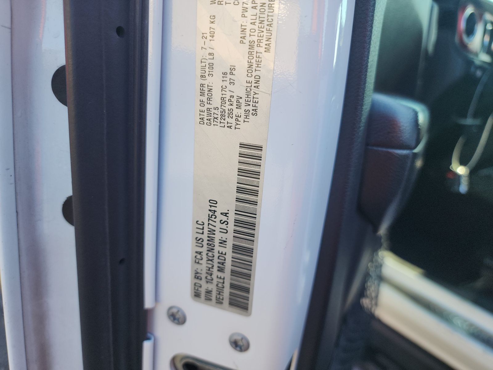 2021 Jeep Wrangler Rubicon AWD