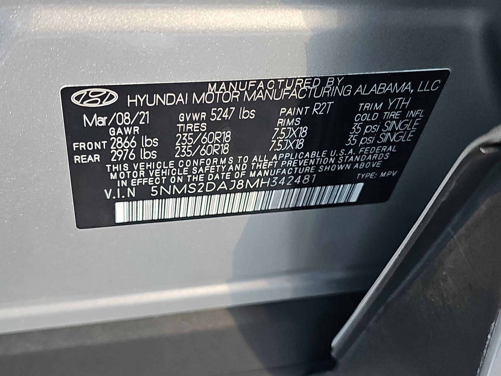 2021 Hyundai Santa Fe SEL AWD