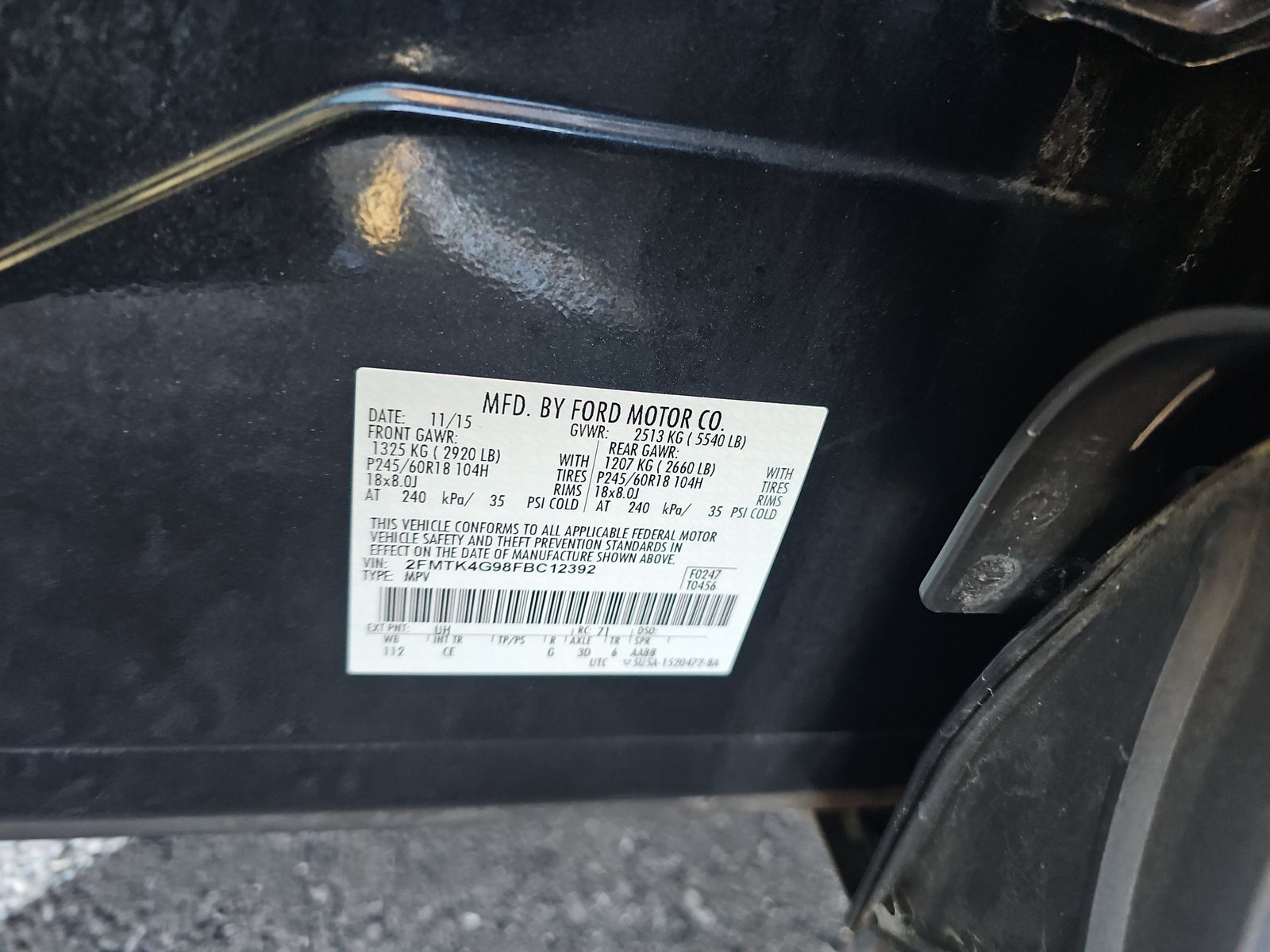 2015 Ford Edge SE AWD