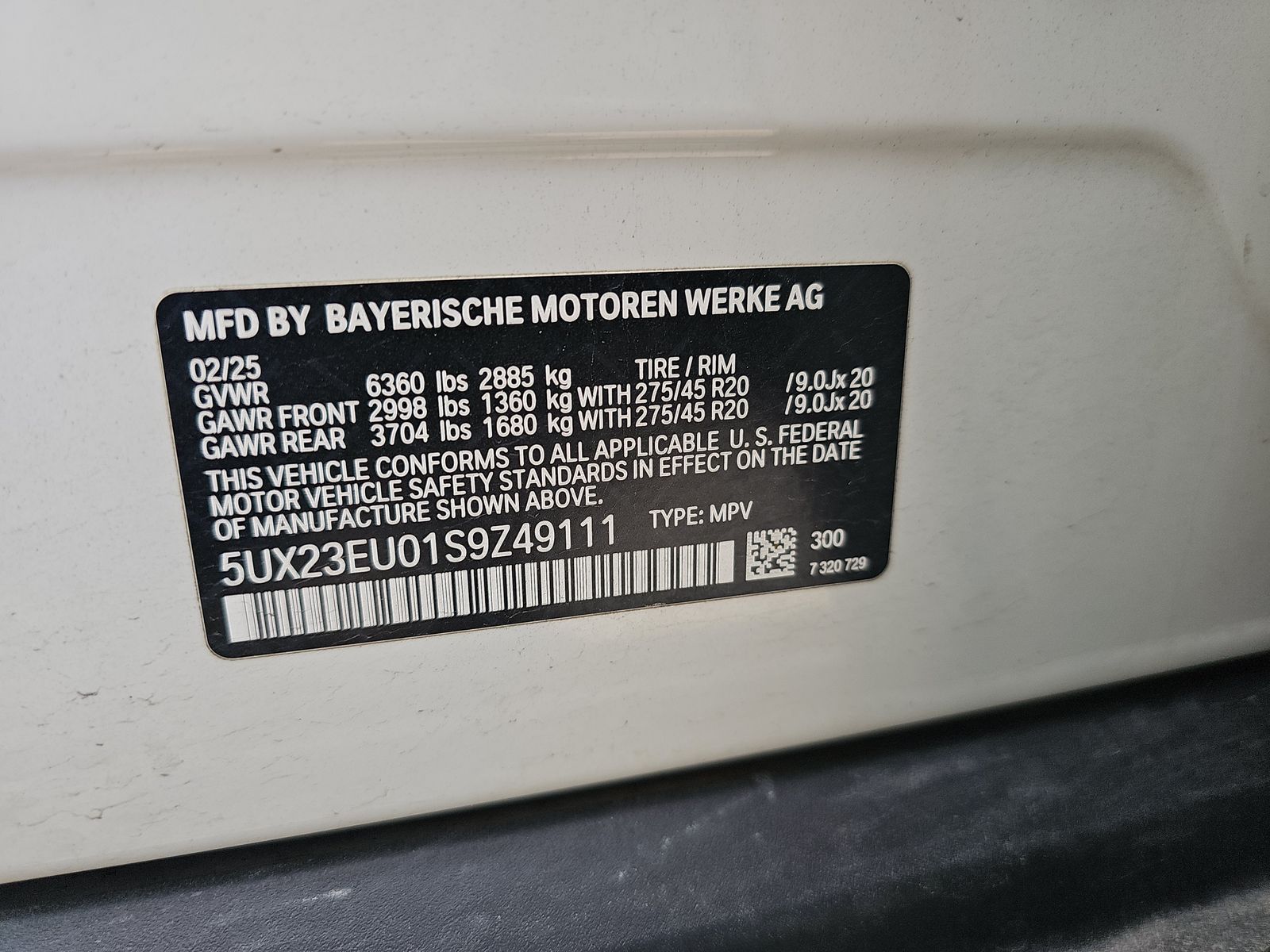 2025 BMW X5 xDrive40i AWD