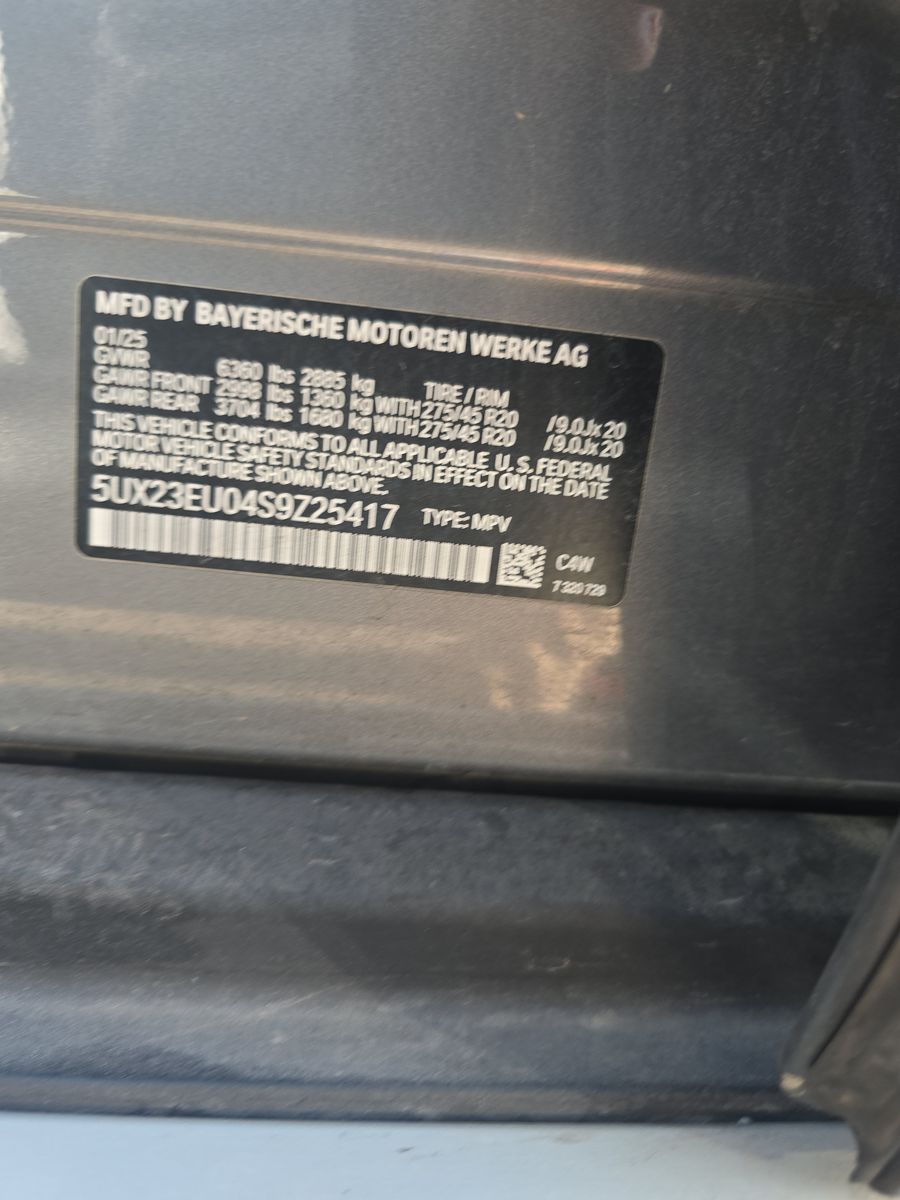 2025 BMW X5 xDrive40i AWD