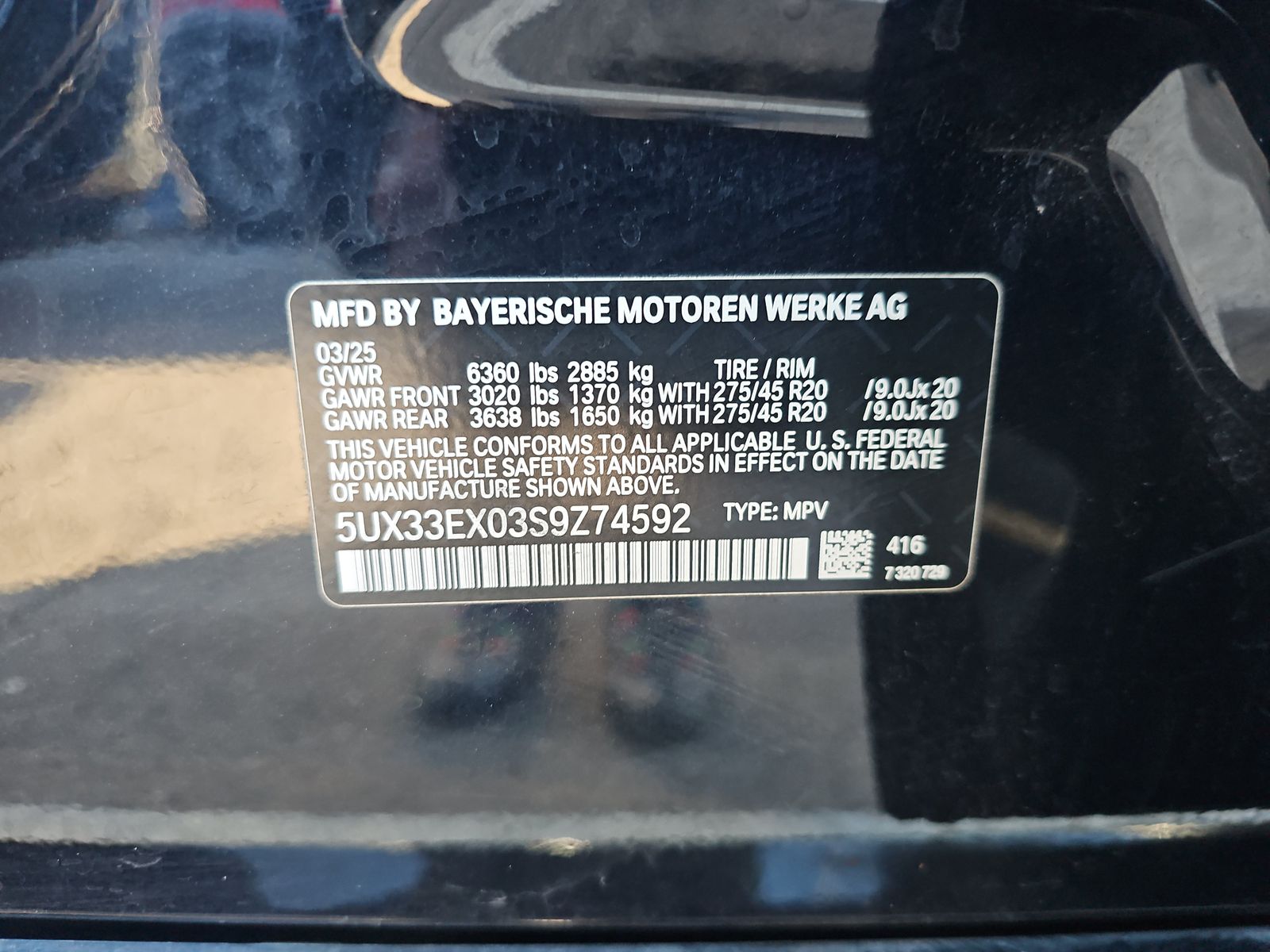 2025 BMW X6 xDrive40i AWD